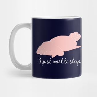 Sleepy bunny Mug